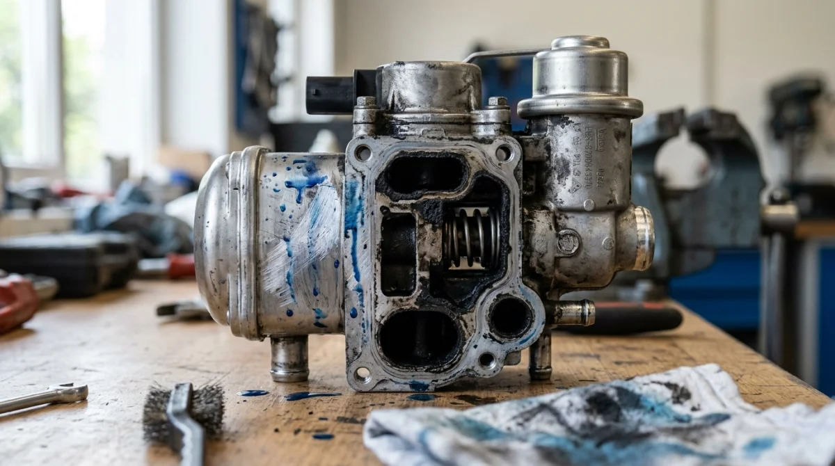 Nettoyer efficacement une vanne EGR encrassée