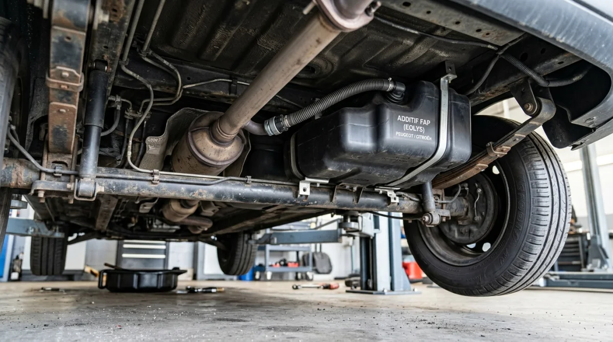 où se trouve le réservoir additif fap peugeot partner